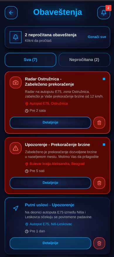 image of package tracking interface (for a courier & delivery service)